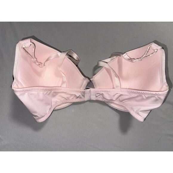 Smart & Sexy Pink and Black Lace Push-Up Bra 40D - Picture 6 of 9